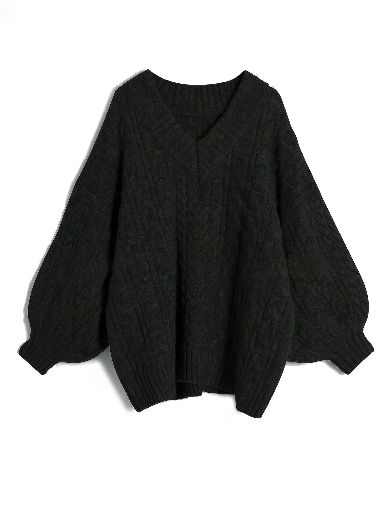 Black sweater on a white background