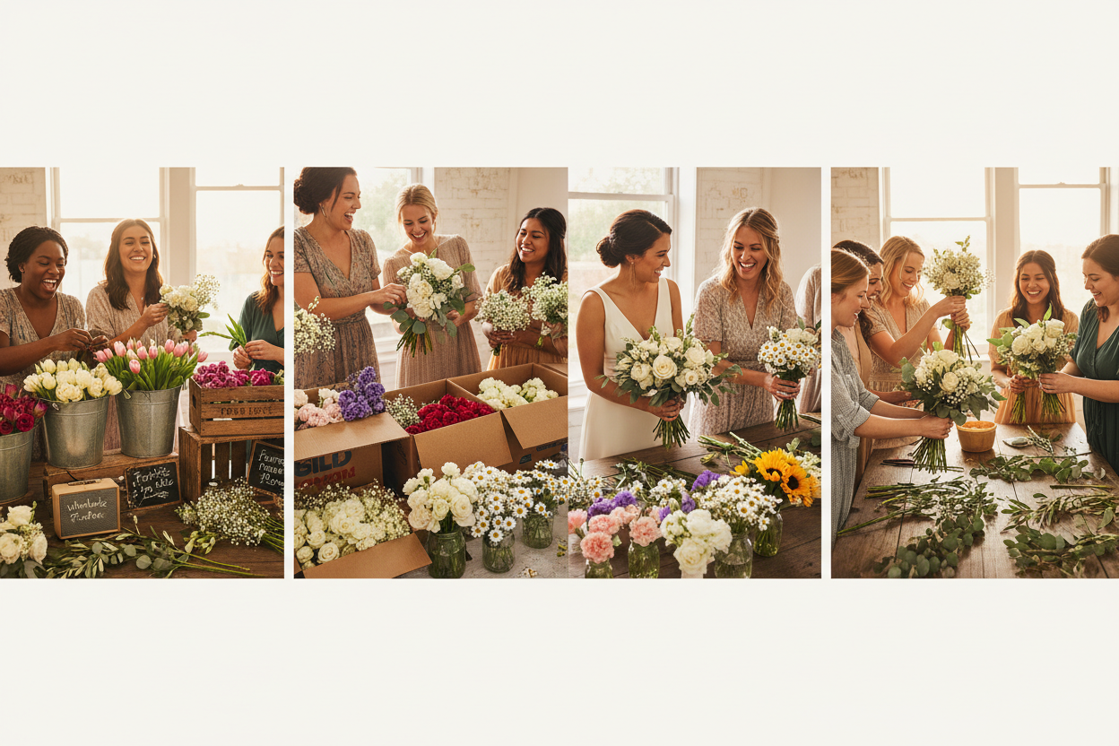 Affordable Wedding Flowers Without Hiring a Florist