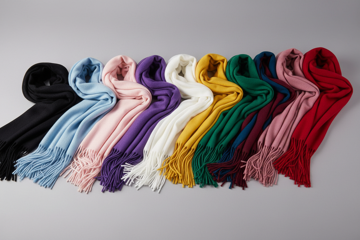 The Ultimate Guide to Choosing Your Perfect Cashmere Scarf Color (11 Stunning Shades)