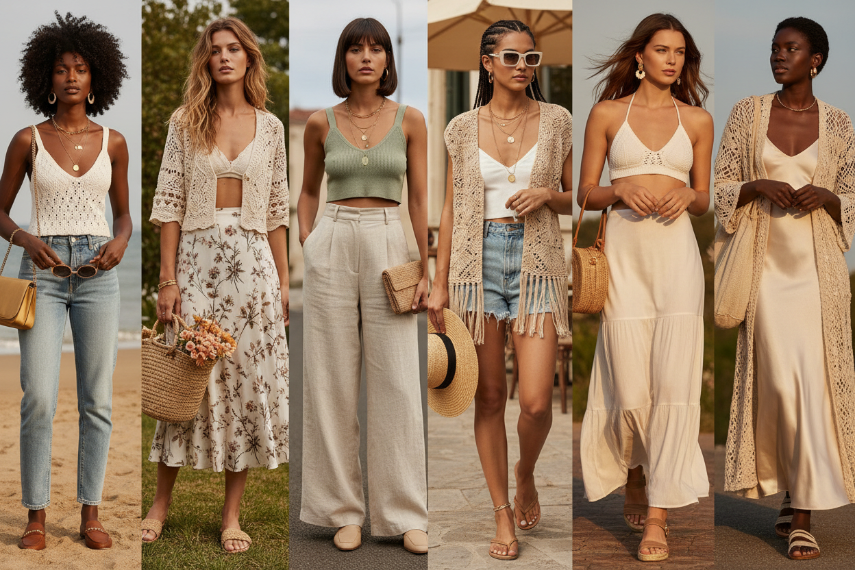 Crochet Summer Tops: How to Style This Viral Trend