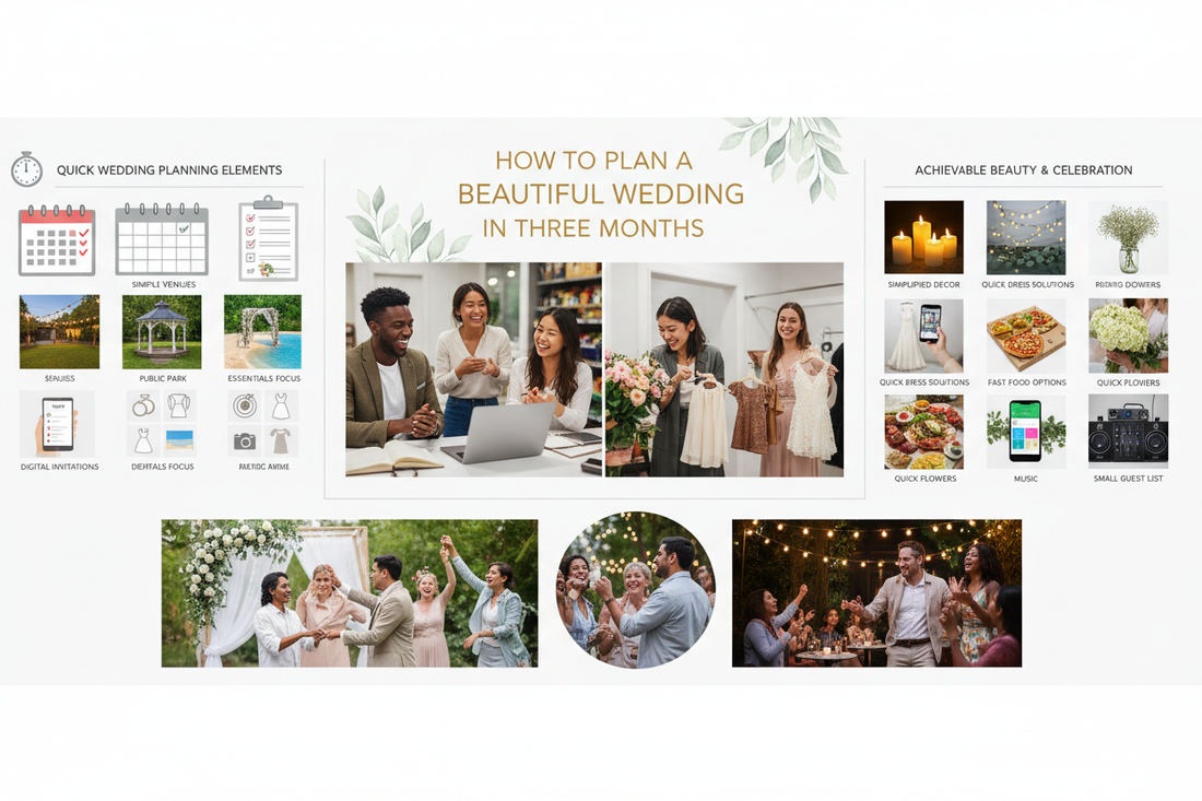 How to Plan a Beautiful Wedding in Three Months