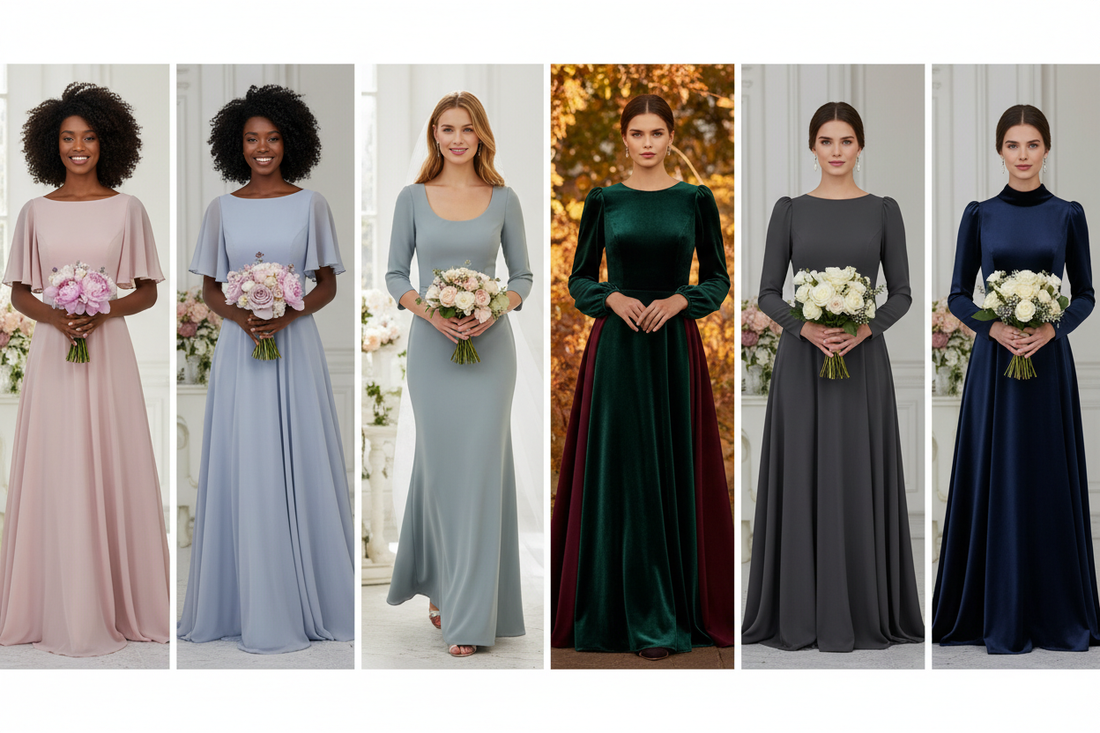 Modest Bridesmaid Styling: Elegant, Modern & Beautifully Covered
