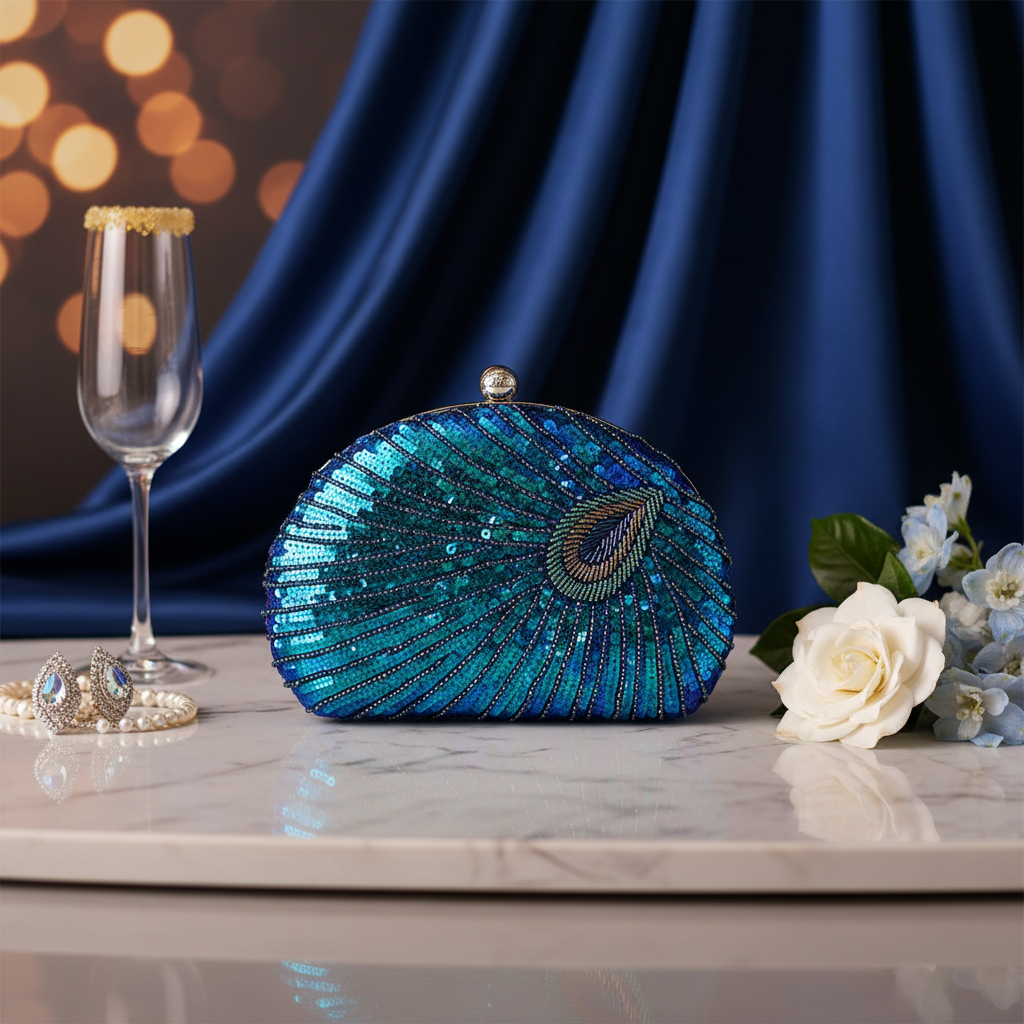 Peacock Blue Beaded Clutch: Ultimate Guide to Vintage Cheongsam Evening Bags 2026