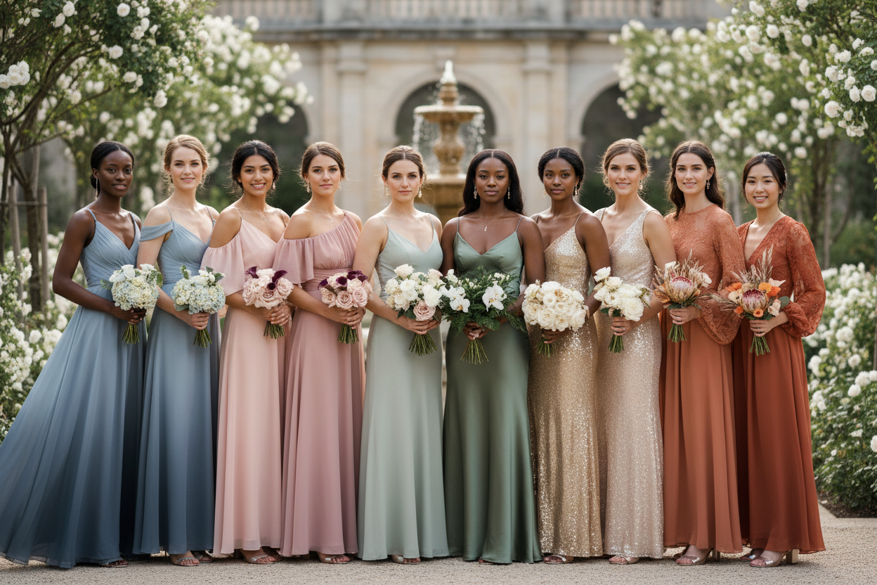 The Ultimate Ombre Bridesmaid Guide: How to Create a Perfectly Coordinated Bridal Party