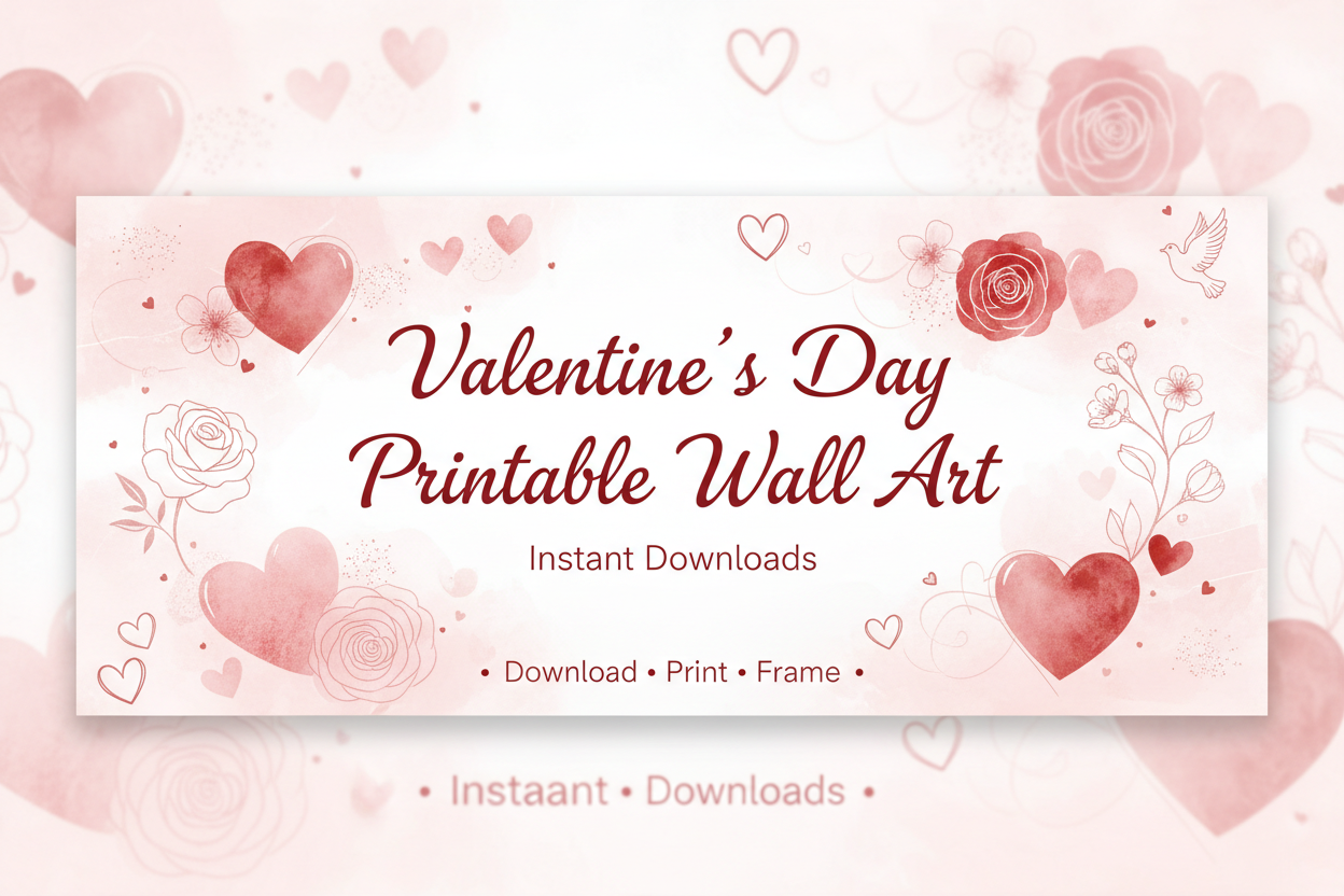 Valentine's Day Printable Wall Art