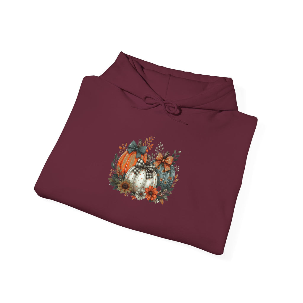 Autumn Pumpkin Gnomes Hoodie - Cozy Fall Harvest Sweatshirt