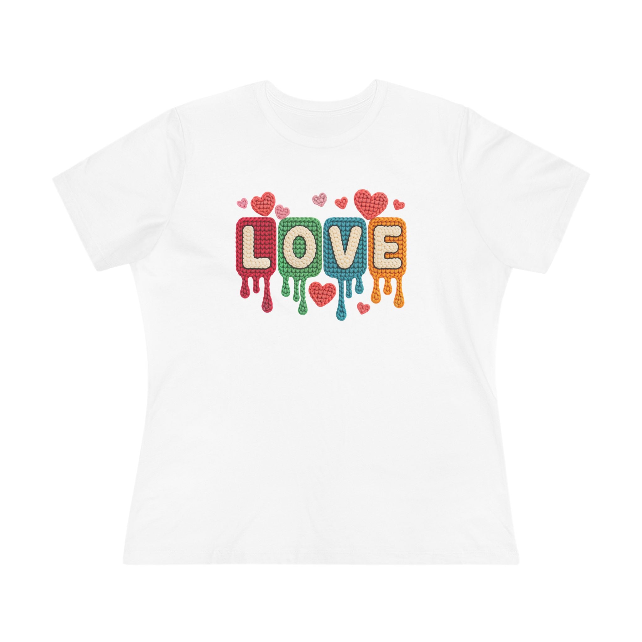 Love Heart Graphic Tee - Valentine's Day Graphic Shirt for Women