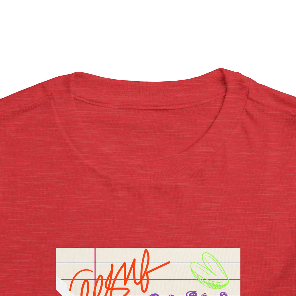 King of Kindergarten Toddler Tee - Colorful Doodle Crown Shirt for Boys