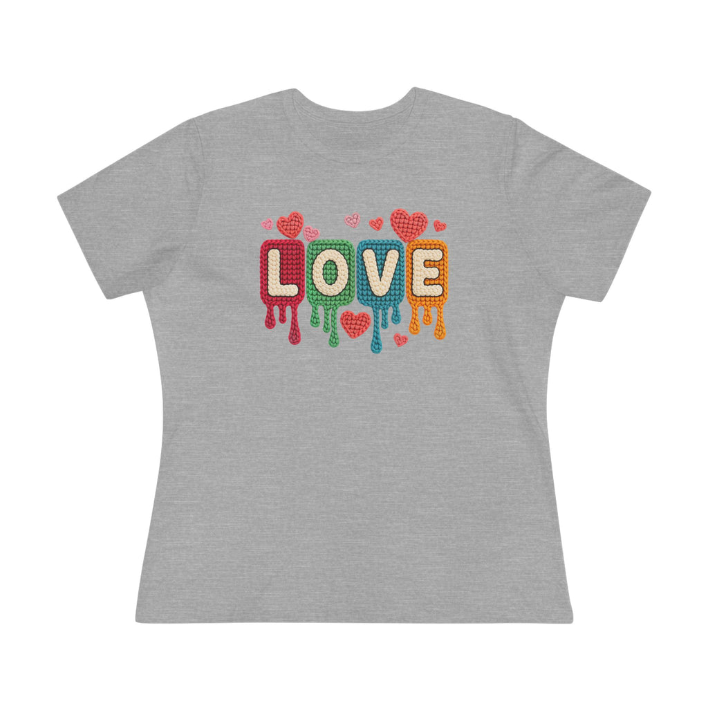 Love Heart Graphic Tee - Valentine's Day Graphic Shirt for Women