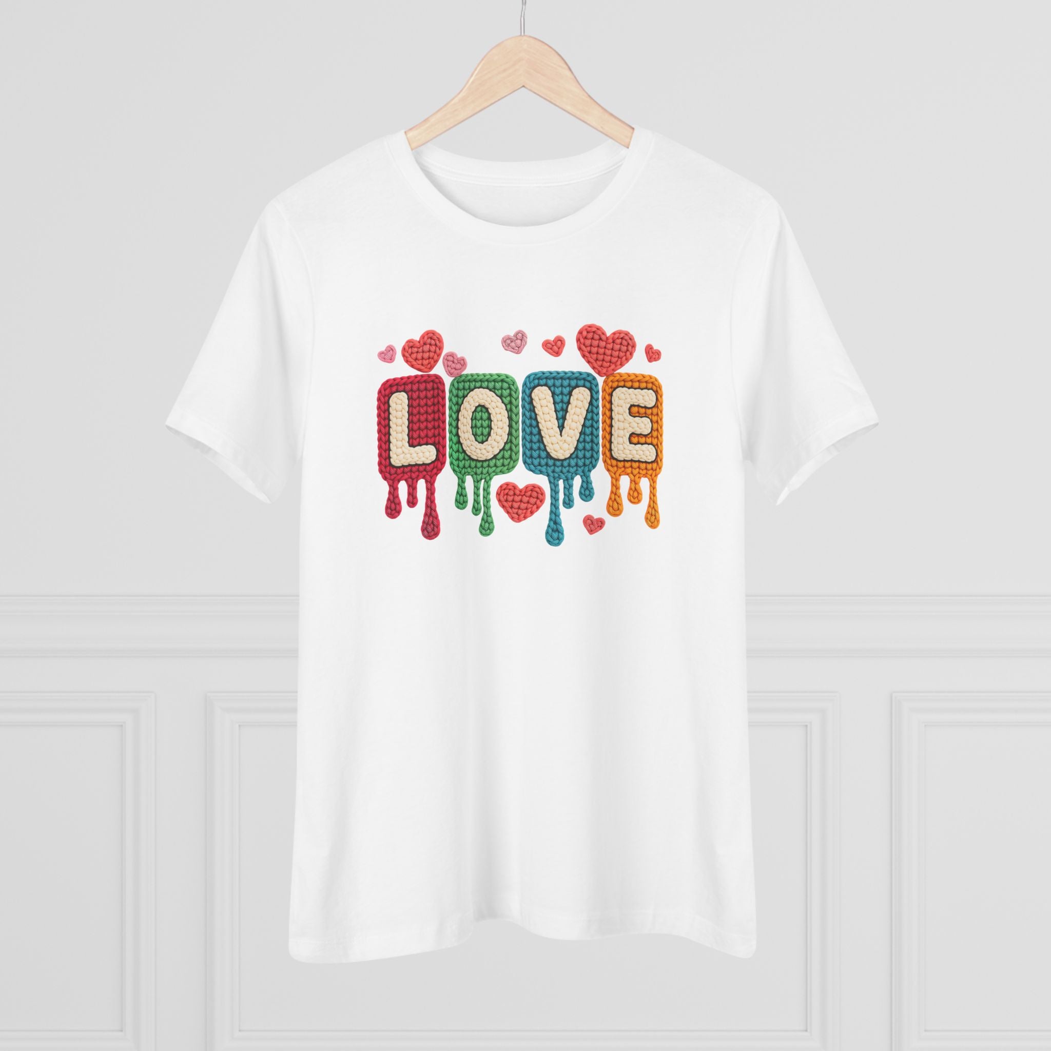 Love Heart Graphic Tee - Valentine's Day Graphic Shirt for Women