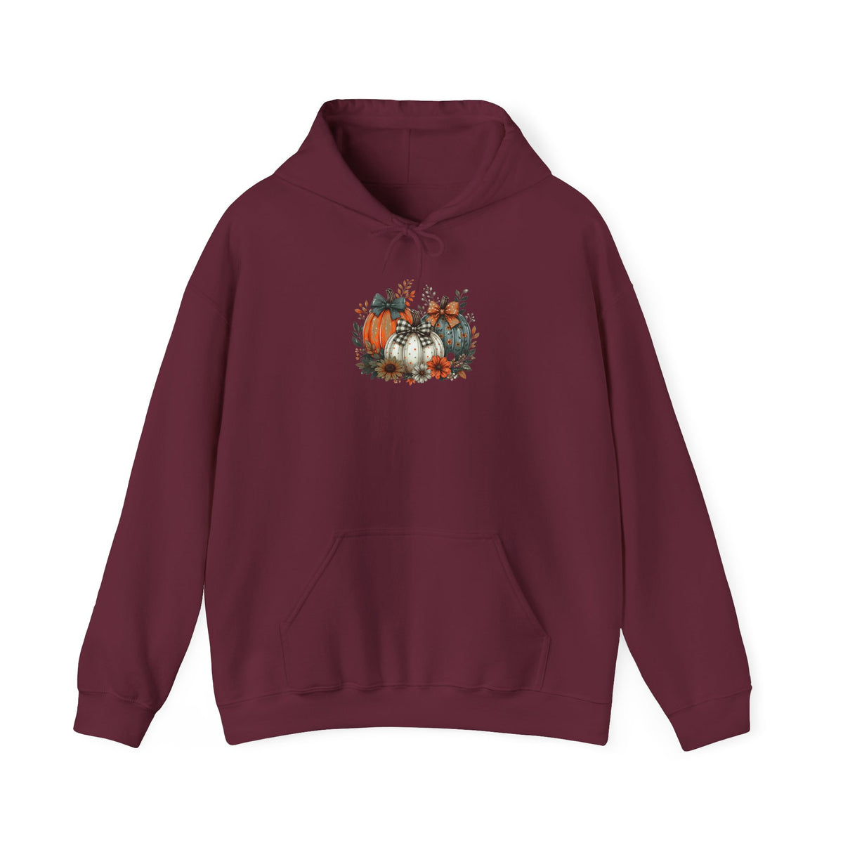 Autumn Pumpkin Gnomes Hoodie - Cozy Fall Harvest Sweatshirt