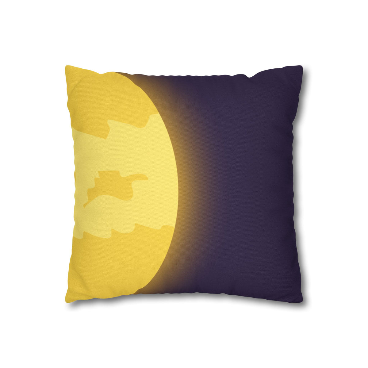 Halloween Bat Moon Throw Pillow Cover