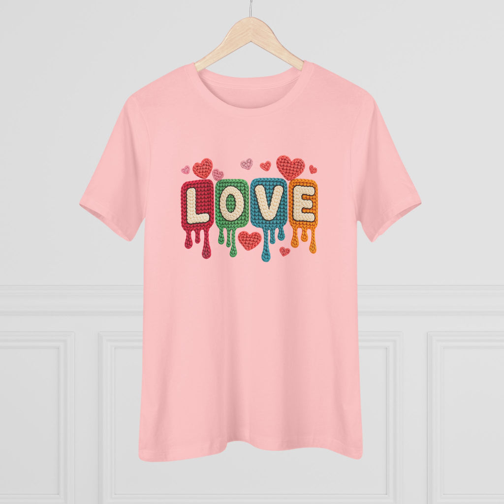 Love Heart Graphic Tee - Valentine's Day Graphic Shirt for Women
