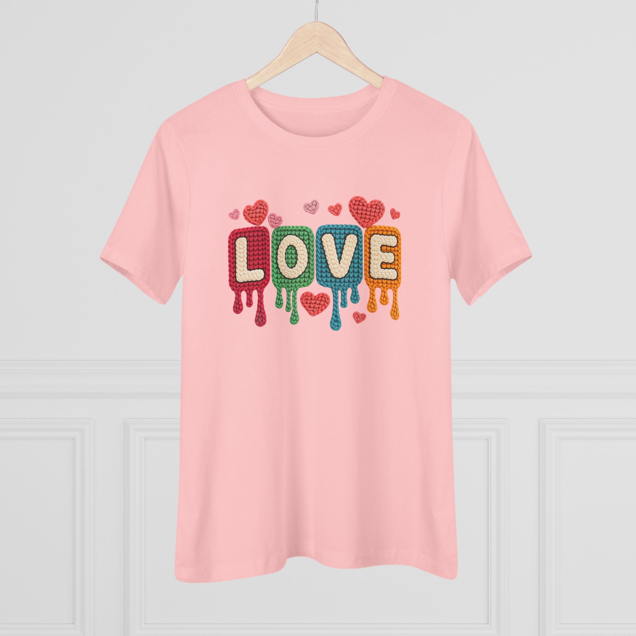 Love Heart Graphic Tee - Valentine's Day Graphic Shirt for Women