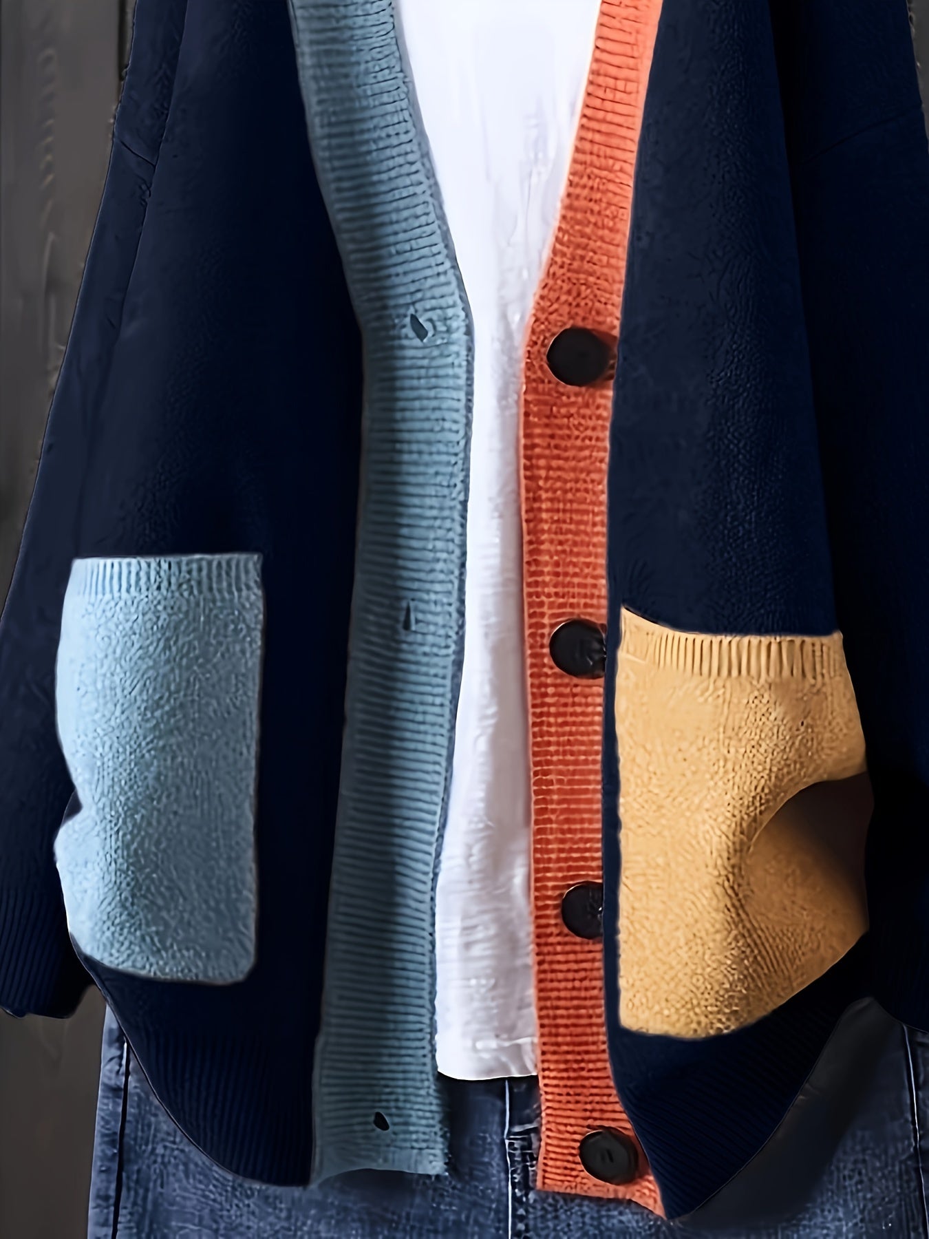 Plus Size Oversized Cardigan - Elegant Button-Front Sweater Coat for Fall & Winter