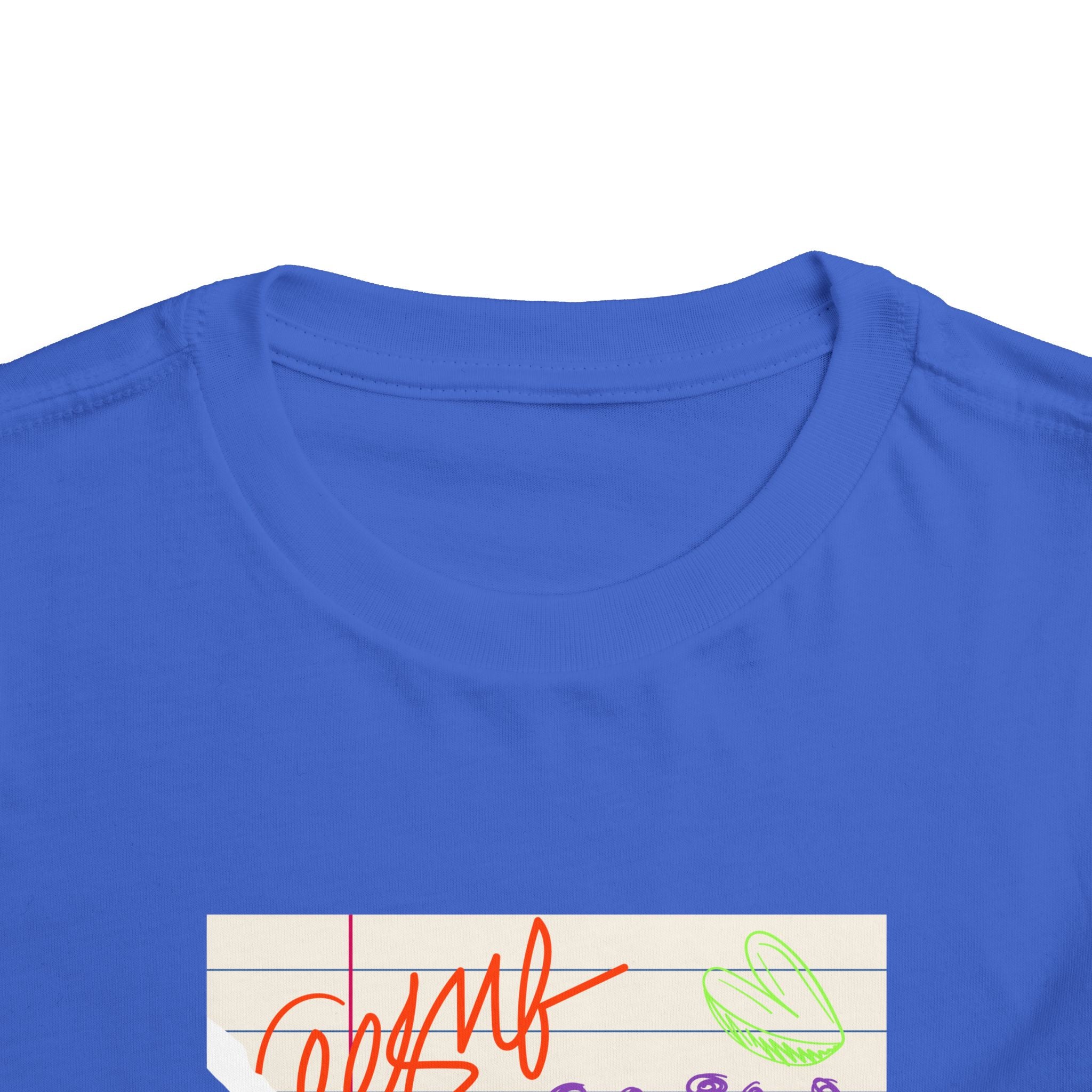 King of Kindergarten Toddler Tee - Colorful Doodle Crown Shirt for Boys