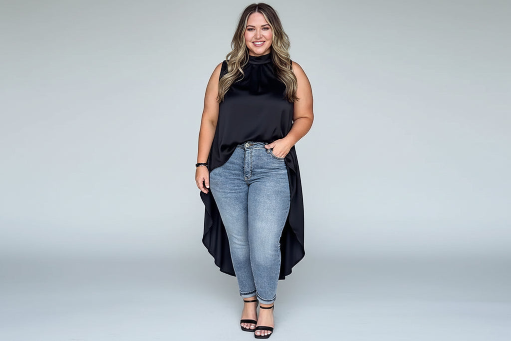 Skinny Stretch Denim Pants - Mid-Rise Breathable Jeans for Women
