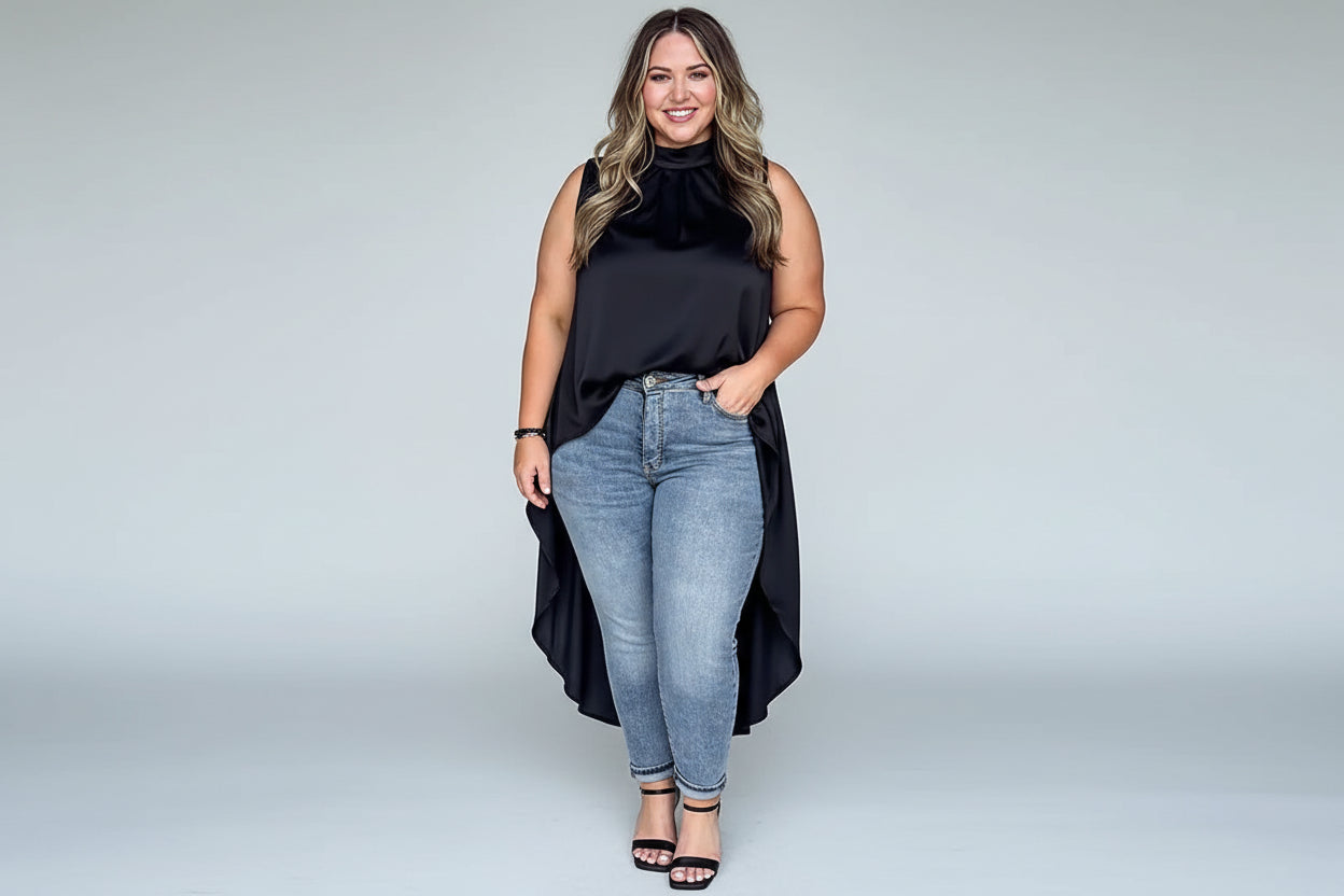 Skinny Stretch Denim Pants - Mid-Rise Breathable Jeans for Women