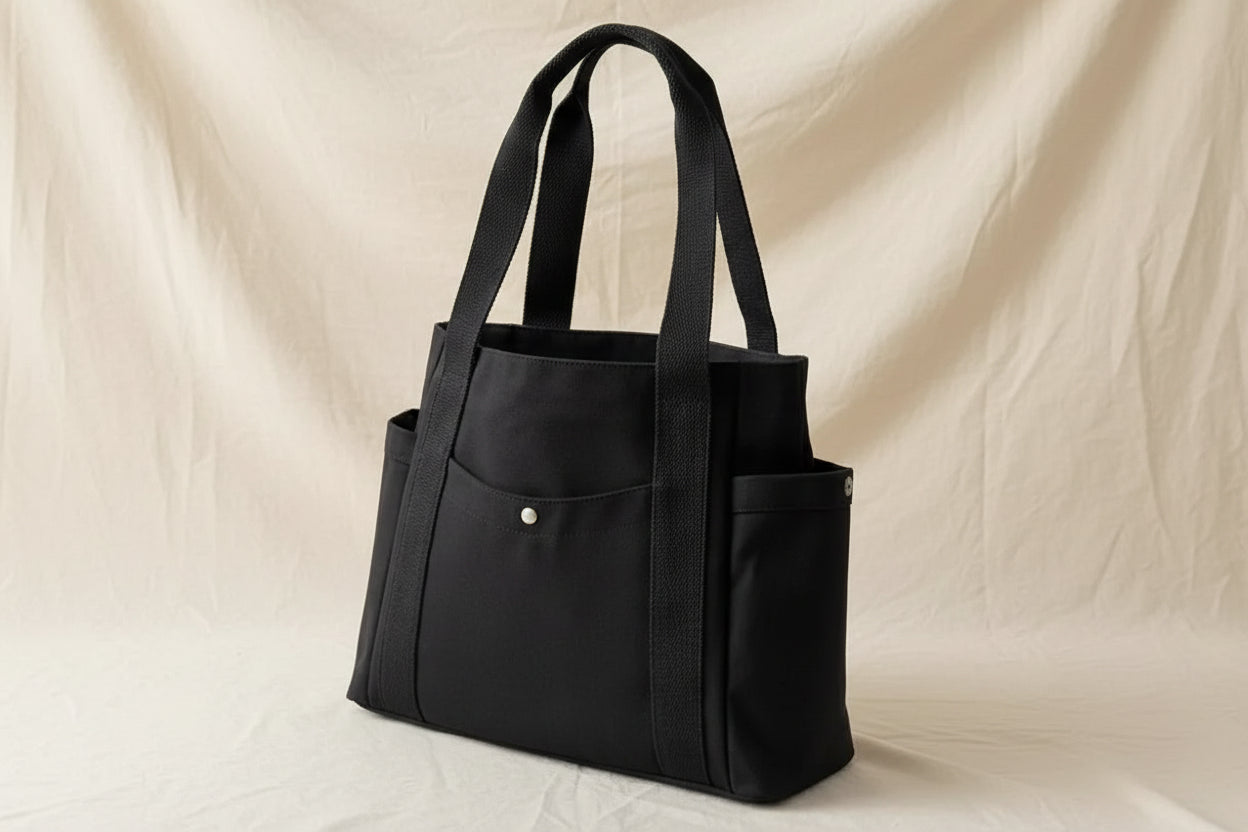Large Capacity Canvas Tote Bag - Work, College & Everyday Shoulder Bag