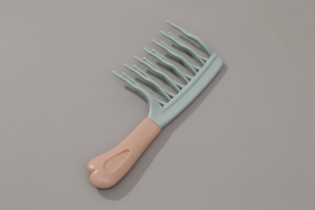 Dual Wide-Tooth Hair Comb - Detangling Comb for Curly Hair & Scalp Massage