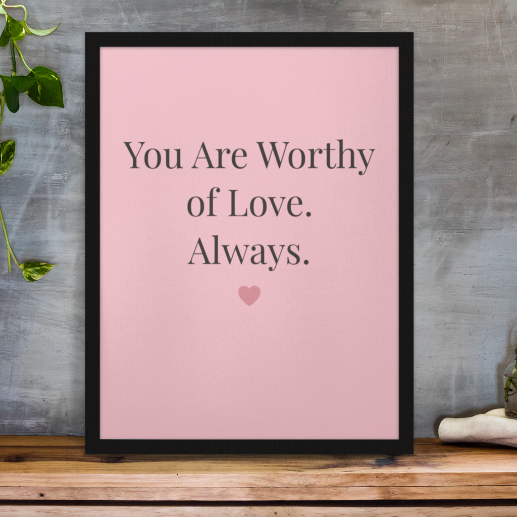 Self-Love Valentine Wall Art - 8x10 Printable Digital Download