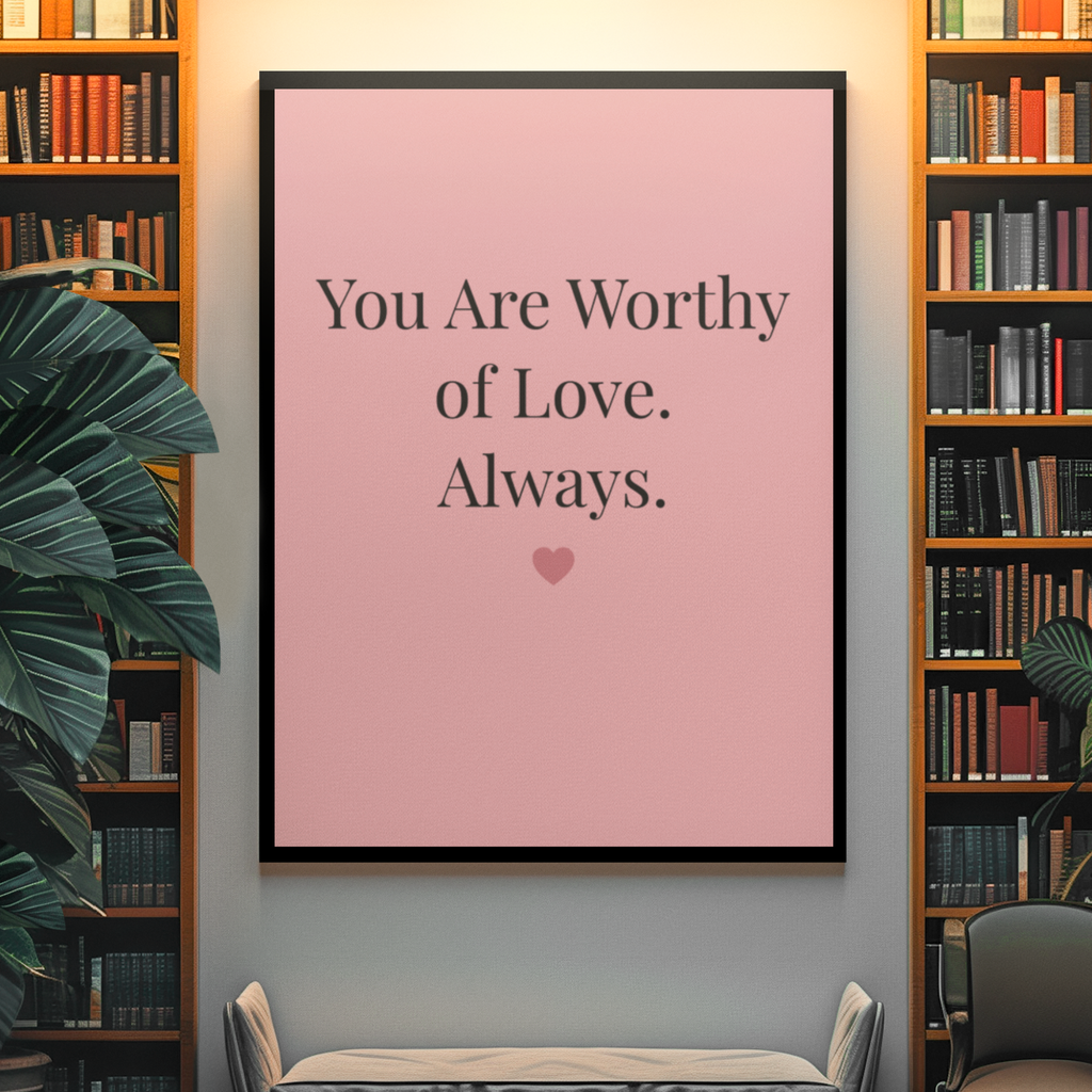 Self-Love Valentine Wall Art - 8x10 Printable Digital Download