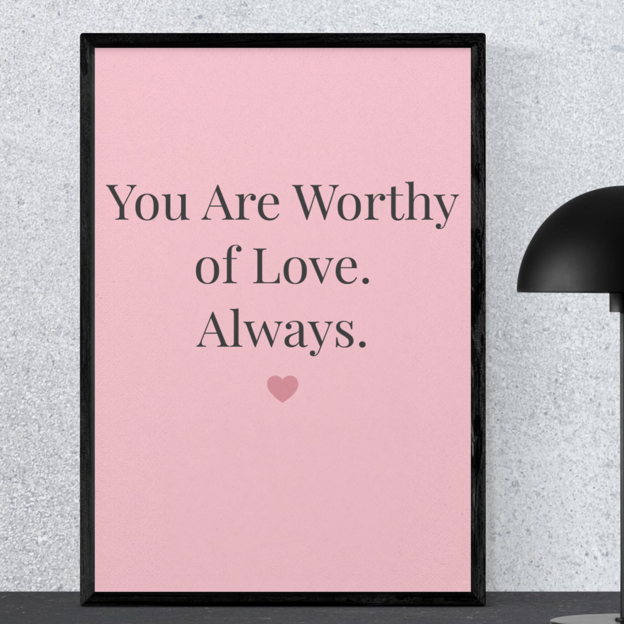 Self-Love Valentine Wall Art - 8x10 Printable Digital Download