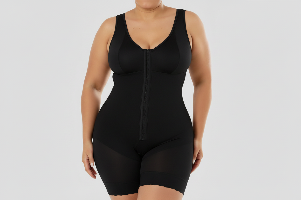 Beige Shapewear Bodysuit Product Photo