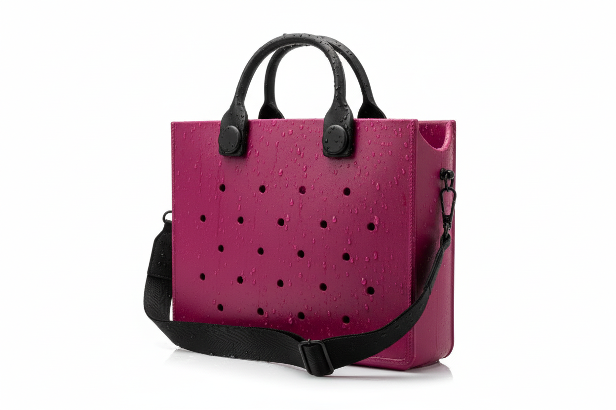 Deep Magenta EVA Beach Bag