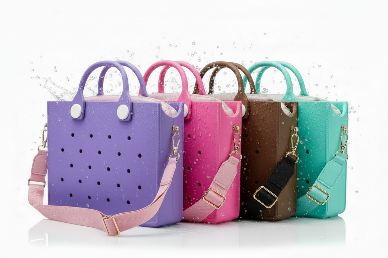 EVA Beach Bags All Colors with Water Splashes