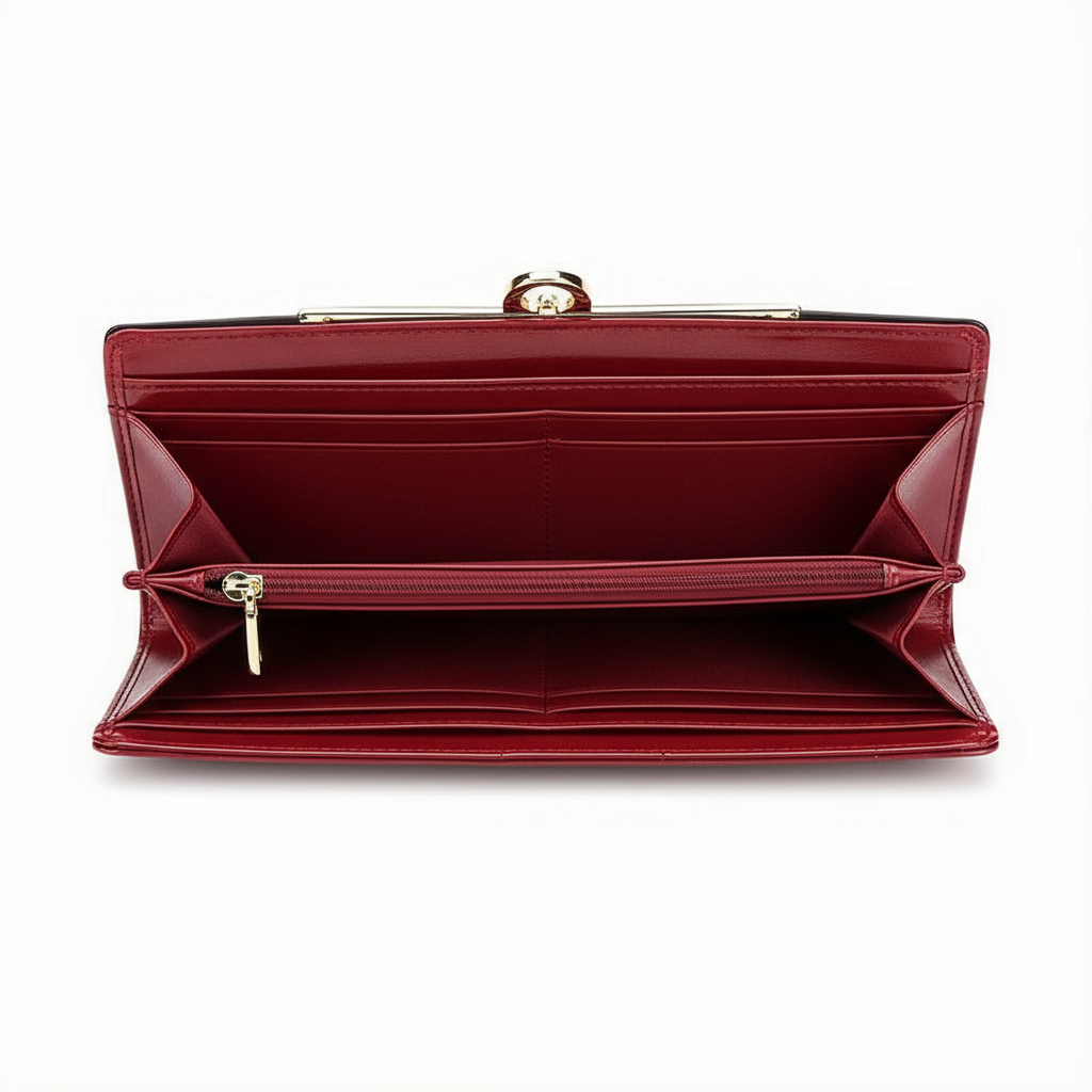 Wallet open interior